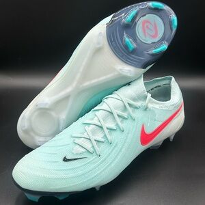 Nike Phantom GX 2 Elite FG Low Soccer Cleats Light Blue Size 13 FJ2559-300